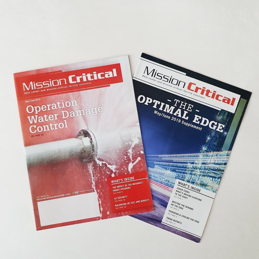 2 Mission Critical Magazines May June, 2019 - Operation Water Damage Control